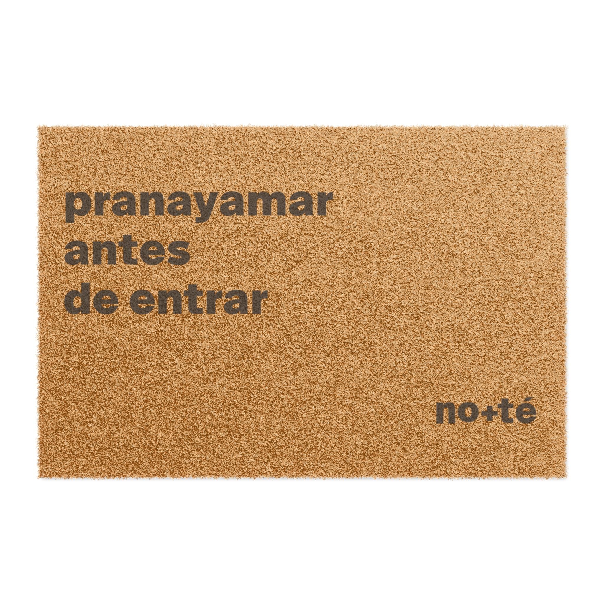 Felpudo "Pranayamar antes de entrar"